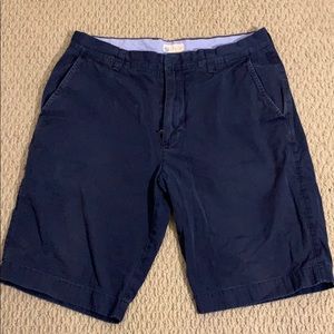 Navy J Crew Shorts